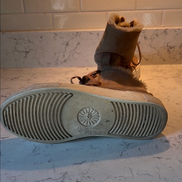 UGG Brown High-Top Sneakers - Picture 4 of 6